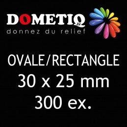 Rectangle/Ovale 30 x 25 mm...