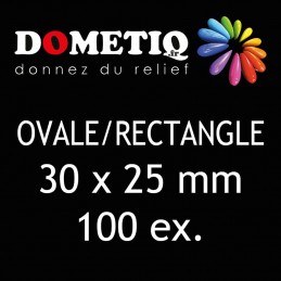 Rectangle/Ovale 30 x 25 mm...